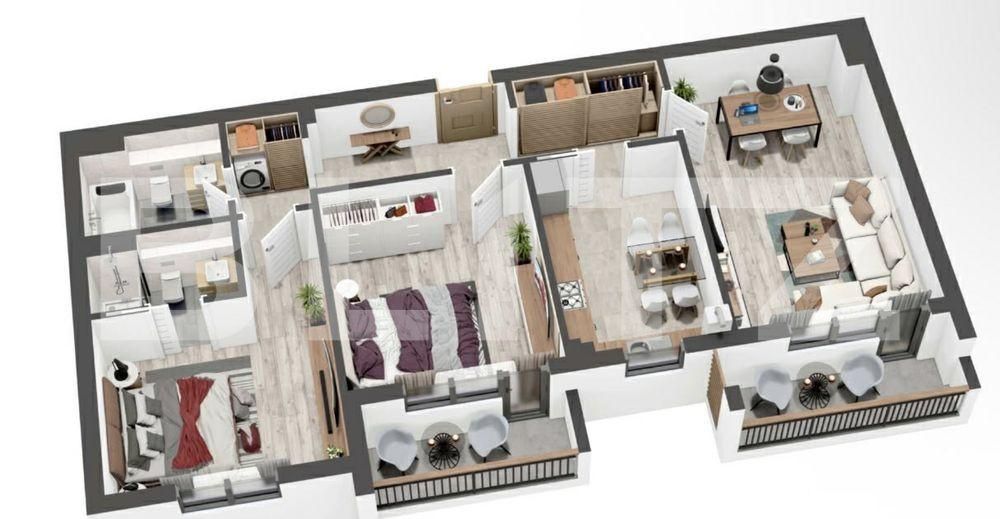 Apartament de vânzare 3 camere Tractorul - 194484AV | BLITZ Brașov | Poza3