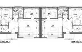 Duplex semifinisat cu 140.5 mp utili, teren de 250 mp, zona de case! Imobil nou!