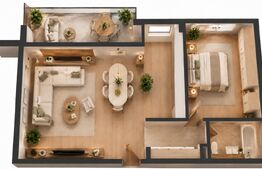 APARTAMENT 2 CAMERE | INTRE LACURI | CU CF