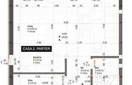 Casa cuplata cu 6 camere, 119,25 mp, teren 230 mp, zona exclusivista!