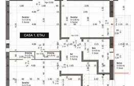 Casa cuplata cu 6 camere, 170 mp, teren 361 mp, zona exclusivista!