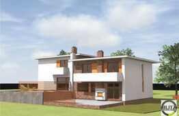 Casa cuplata cu 6 camere, 170 mp, teren 361 mp, zona exclusivista!