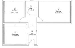 Apartament 2 camere decomandate, 52.27 mp, zona Între Lacuri