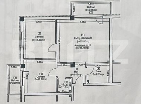 Apartament de vânzare 3 camere Floreşti - 194772AV | BLITZ Cluj-Napoca | Poza1
