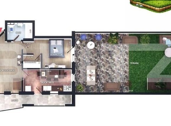Apartament de vânzare 2 camere Floreşti - 194831AV | BLITZ Cluj-Napoca | Poza1