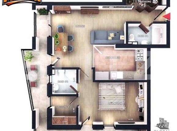 Apartament de vânzare 2 camere Floreşti - 194832AV | BLITZ Cluj-Napoca | Poza1