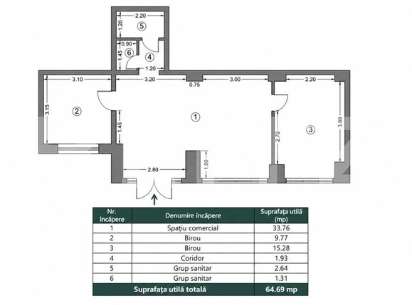 Spațiu comercial de închiriat Marasti - 194884SIC | BLITZ Cluj-Napoca | Poza2