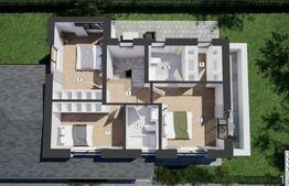 Casa individuala 4 camere, 126mp, 445 teren liber, clasa A+, zona Florilor