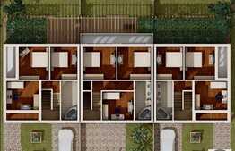 Triplex de vanzare cu 112 mp, teren de 260 mp, zona Ioan Rus! Finalizat in 2016!