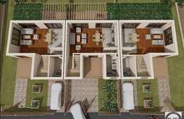 Triplex de vanzare cu 112 mp, teren de 260 mp, zona Ioan Rus! Finalizat in 2016!