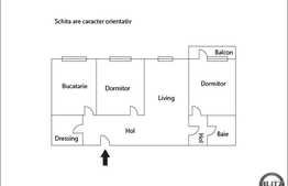 Apartament cu 3 camere, 60 mp utili, zona strazii Horea