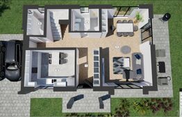 Casa individuala 4 camere, 175 mp, 535 teren, zona Florilor