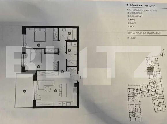 Apartament de vânzare 3 camere Semicentral - 195314AV | BLITZ Cluj-Napoca | Poza5