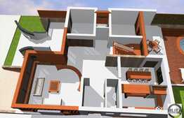 Casa individuala de vanzare, 460 mp utili, teren 1500 mp, LA ROSU, zona Faget