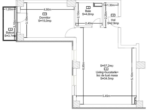 Apartament de vânzare 2 camere Dambul Rotund - 195408AV | BLITZ Cluj-Napoca | Poza3