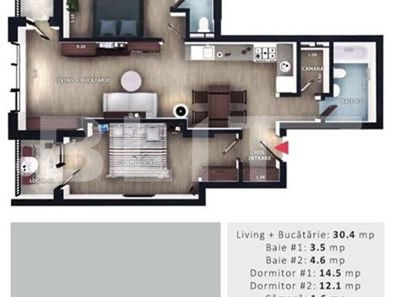 Apartament de vânzare 3 camere Floreşti - 195467AV | BLITZ Cluj-Napoca | Poza1