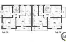 Duplex de vanzare, 108.2 mp, teren de 250 mp! Finalizat in 2015! Semifinisat!