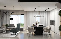 Casa individuala la rosu, 400 mp, 4 camere, P+M, zona Stupini