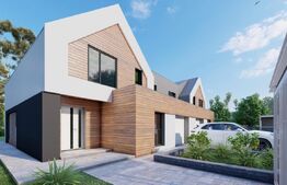Casa individuala la rosu, 400 mp, 4 camere, P+M, zona Stupini