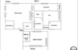 Casa cuplata, 200 mp utili, teren 330 mp, terasa de 25 mp!