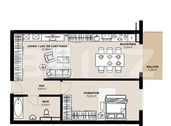 Apartament de vânzare 2 camere Marasti - 196153AV | BLITZ Cluj-Napoca | Poza1
