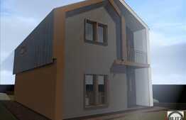 Vanzare casa 110 mp, 500 mp teren, semifinisata, zona linistita de case si vile