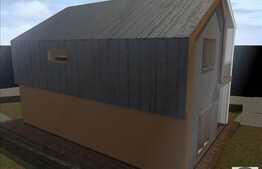 Vanzare casa 110 mp, 500 mp teren, semifinisata, zona linistita de case si vile