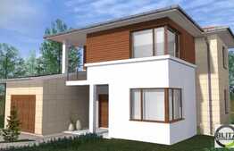 Vanzare casa individuala, 180 mp, 1268 mp teren, semifinisata, zona linistita