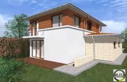 Vanzare casa individuala, 180 mp, 1268 mp teren, semifinisata, zona linistita