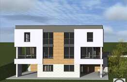 Casa cuplata, 119 mp utili, 220 mp teren, semifinisat, zona Buna Ziua!