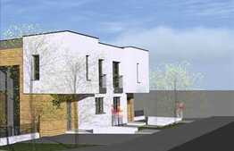 Casa cuplata, 119 mp utili, 220 mp teren, semifinisat, zona Buna Ziua!