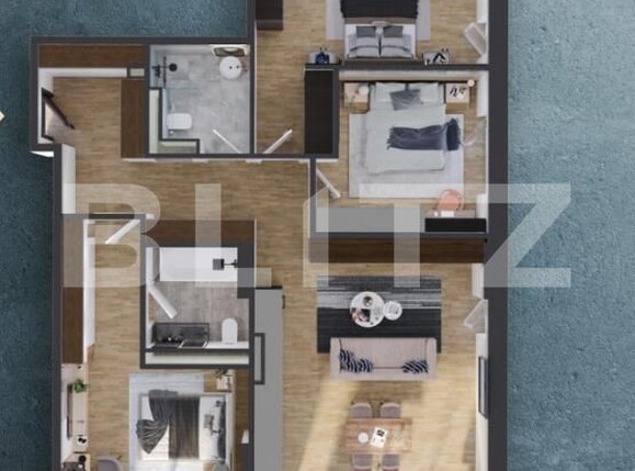 Apartament de vânzare 3 camere Iris - 196497AV | BLITZ Cluj-Napoca | Poza1