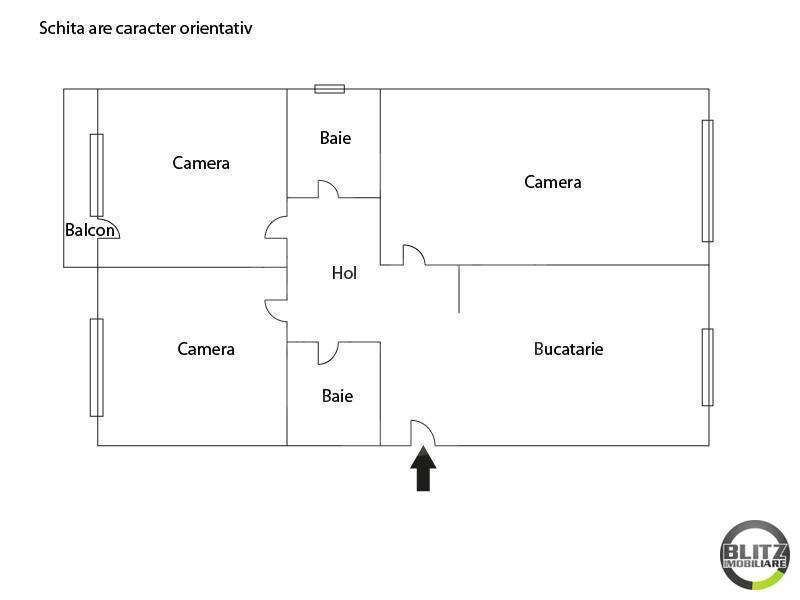 Apartament de vânzare 3 camere Manastur - 1965AV | BLITZ Cluj-Napoca | Poza1