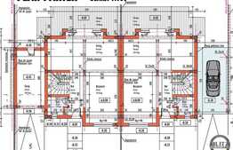 Duplex 130 mp, teren 250 mp, semifinisat, zona linistita de case!