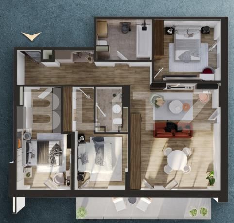 Apartament de vânzare 4 camere Marasti - 196700AV | BLITZ Cluj-Napoca | Poza2