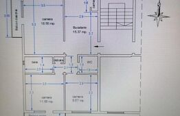Apartament 3 camere, 65 mp, 2 bai, zona Titulescu