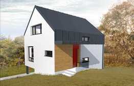 Casa cu 4 camere, semifinisata, 150 mp, teren 635 mp, zona Faget!