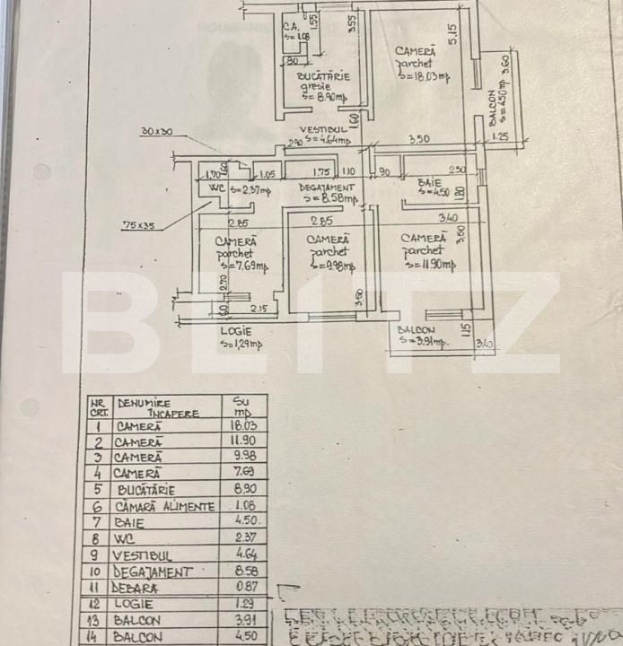 Apartament de vânzare 4 camere Gheorgheni - 196983AV | BLITZ Cluj-Napoca | Poza7