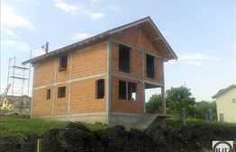 Casa individuala, semifinisata, 148 mp utili, teren 550 mp, zona linistita!