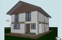 Casa individuala, semifinisata, 148 mp utili, teren 550 mp, zona linistita!