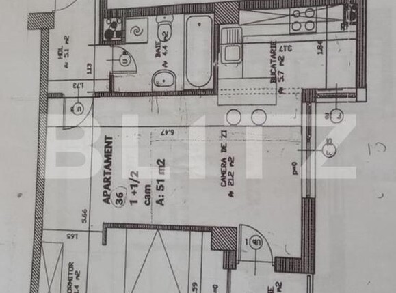 Apartament de închiriat 2 camere Central - 197269AI | BLITZ Cluj-Napoca | Poza10