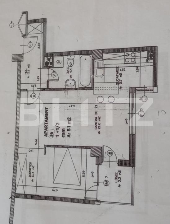 Apartament de închiriat 2 camere Central - 197269AI | BLITZ Cluj-Napoca | Poza10