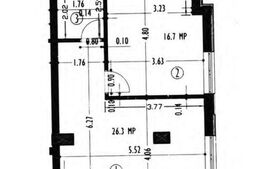 Apartament cu C.F., 2 camere, 47,6 mp utili, bloc nou, Mărăști