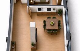 Apartament cu C.F., 2 camere, 47,6 mp utili, bloc nou, Mărăști