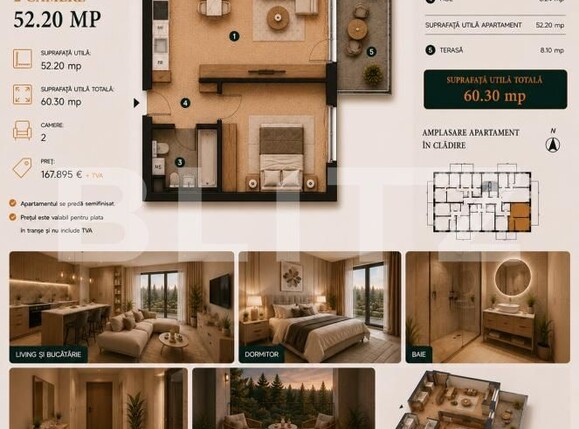 Apartament de vânzare 2 camere Bună Ziua - 197559AV | BLITZ Cluj-Napoca | Poza2
