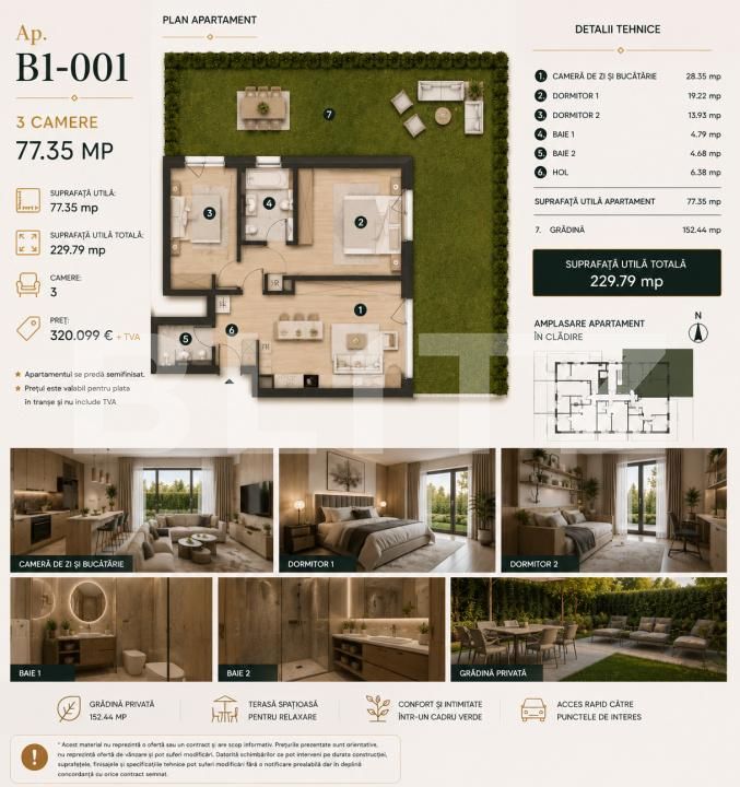 Apartament de vânzare 3 camere Bună Ziua - 197561AV | BLITZ Cluj-Napoca | Poza2