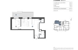 Apartament 2 camere, 55 mp | Standarde nZEB | Ansamblu nou | Buna Ziua