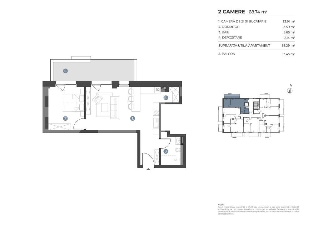 Apartament de vânzare 2 camere Bună Ziua - 197562AV | BLITZ Cluj-Napoca | Poza3