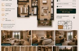 Apartament 3 camere, 78 mp | Standarde nZEB | Ansamblu nou | Buna Ziua