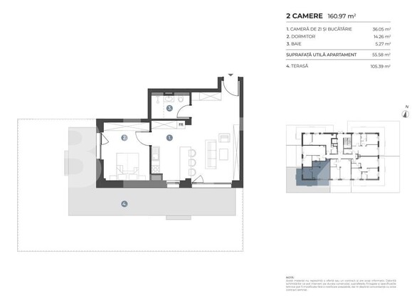 Apartament de vânzare 2 camere Bună Ziua - 197569AV | BLITZ Cluj-Napoca | Poza1